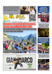 Portada: Lunes, 11 de mayo de 2026