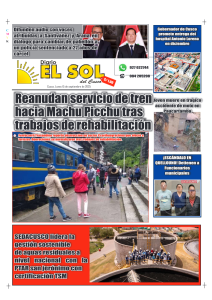 Portada: Lunes, 15 de setiembre de 2025