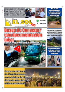 Portada: Lunes, 22 de diciembre de 2025