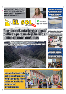 Portada: Lunes, 24 de noviembre de 2025