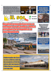 Portada: Miércoles, 3 de diciembre de 2025