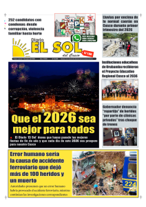 Portada: Jueves, 1 de enero de 2026