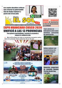 Portada: Miércoles, 1 de julio de 2026