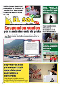 Portada: Lunes, 13 de octubre de 2025