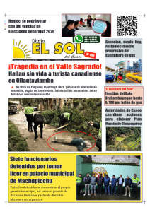 Portada: Sábado, 14 de marzo de 2026