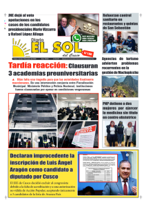 Portada: Viernes, 16 de enero de 2026