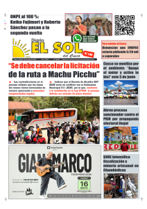 Portada: Sábado, 16 de mayo de 2026