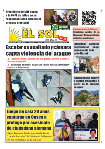 Portada: Sábado, 18 de abril de 2026