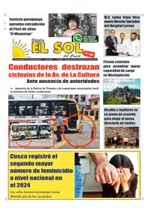 Portada: Miércoles, 19 de noviembre de 2025