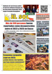 Portada: Jueves, 2 de abril de 2026