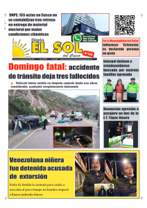 Portada: Lunes, 20 de abril de 2026