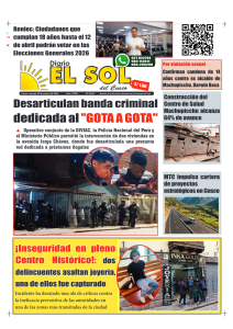 Portada: Viernes, 20 de marzo de 2026