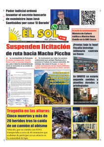 Portada: Miércoles, 20 de mayo de 2026