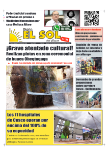 Portada: Sábado, 21 de marzo de 2026