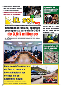 Portada: Miércoles, 22 de octubre de 2025