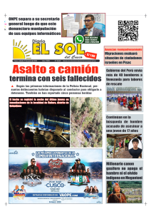 Portada: Sábado, 27 de junio de 2026