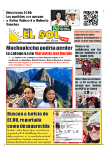 Portada: Miércoles, 27 de mayo de 2026