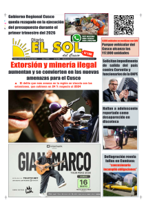 Portada: Miércoles, 29 de abril de 2026