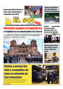 Portada: Jueves, 5 de febrero de 2026