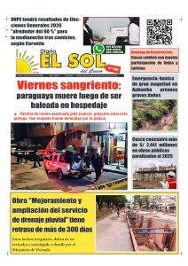 Portada: Lunes, 6 de abril de 2026