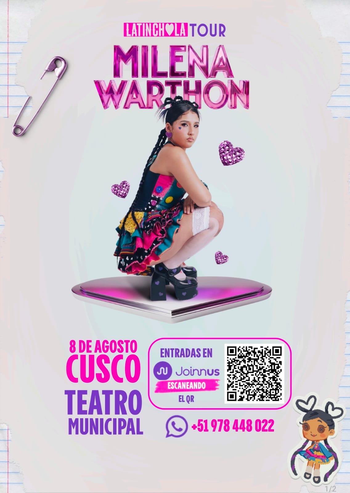 MILENA WARTHON Y LATIN CHOLA EN CUSCO