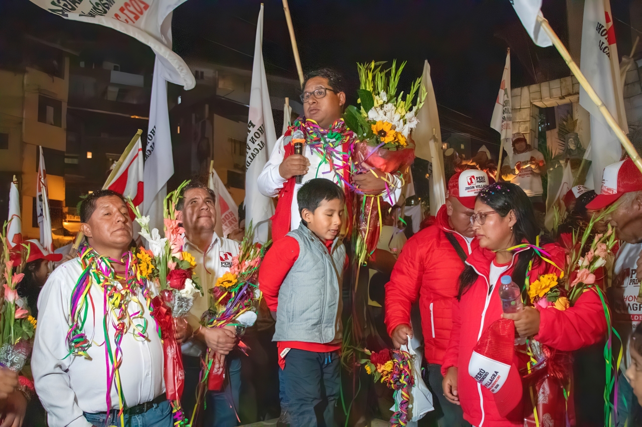 Perú Primero consolida presencia en Machupicchu: Jhon Villagra inauguró tres locales de campaña