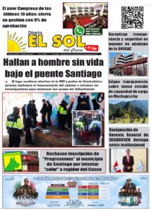 Portada: Viernes, 17 de julio de 2026