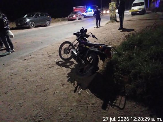 Accidente de tránsito en la vía Yucay-Urubamba deja un motociclista gravemente herido