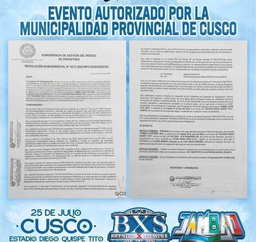 Latinos Music Perú denuncia presunta corrupción y favoritismo en la Municipalidad de San Sebastián tras cancelación de evento