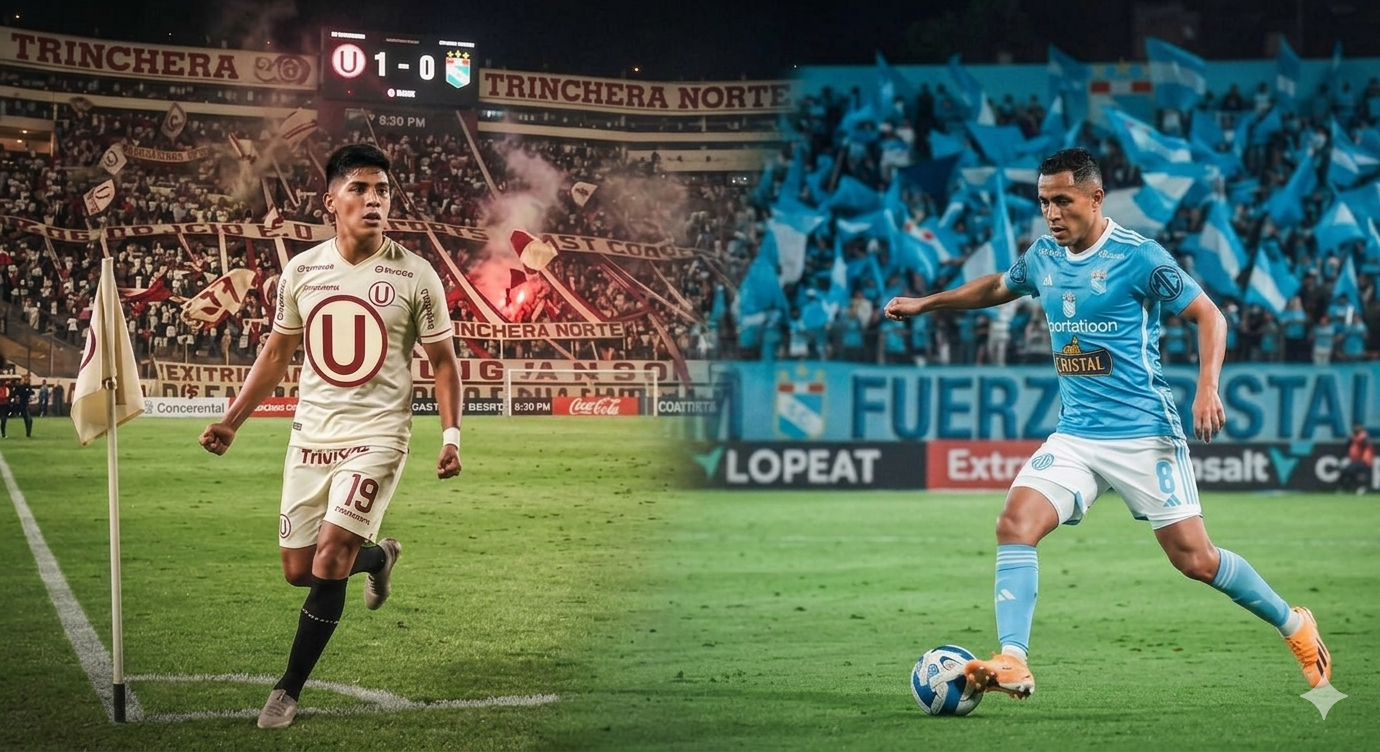 Clásico contemporáneo en Ate: Universitario recibe a Sporting Cristal en el Monumental por el Torneo Clausura 2026