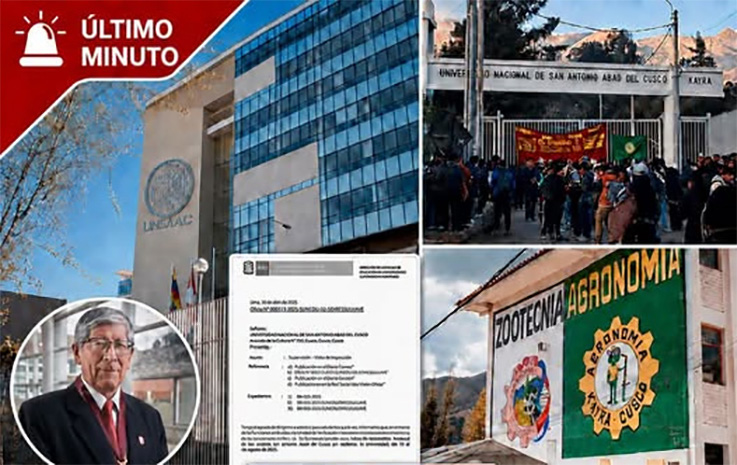 SUNEDU executará visita de inspección a la UNSAAC para evaluar condiciones básicas de calidad en infraes- tructura y servicios