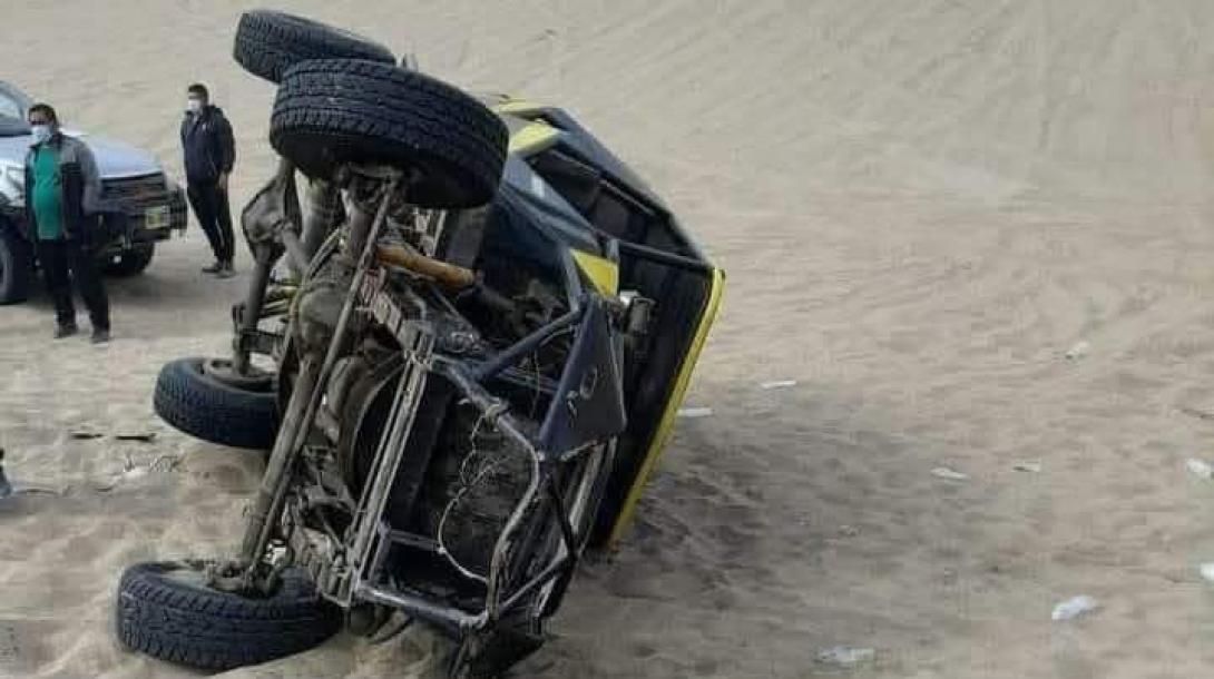 Tragedia en la Huacachina: turista estadounidense pierde un brazo tras volcadura de vehículo tubular