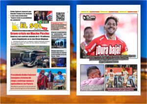Portada: Lunes, 14 de setiembre de 2026