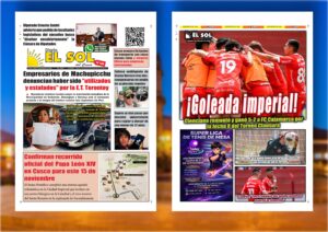 Portada: Sábado, 5 de setiembre de 2026
